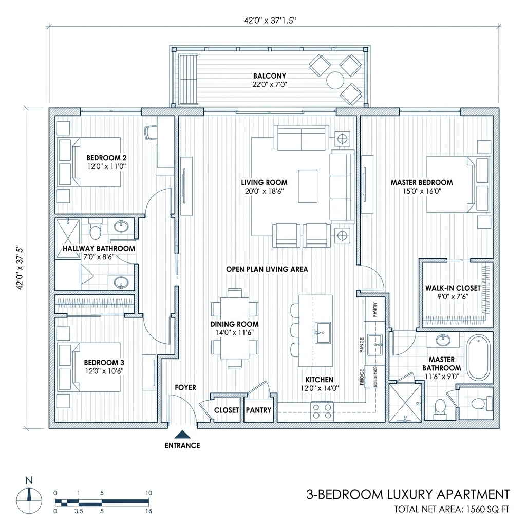 Floor plan illustration